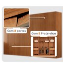 Ver imagem 4 de Guarda Roupa Casal Atacama Mdf 8 Portas 4 Gavetas e 8 Prateleiras Moderna Mobília