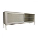 Ver imagem 3 de Rack para Tv até 55 Polegadas Heron 1 Porta Off White - Panorama Móveis