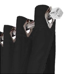 Cortina Sala e Quarto 8,50x2,40 Tecido Blackout Ana Preto - 5 Cortina Sala e Quarto 8,50x2,40 Tecido Blackout Ana Preto - 5