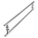 Ver imagem 6 de Puxador Aço Inox Escovado para Porta de Vidro 70cm M.S