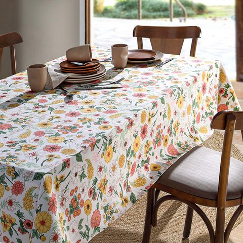 Toalha Mesa Retangular 8 Lugares 1,60x250 Dohler Clean Elane