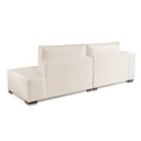 Ver imagem 3 de Sofá Toronto 2,30m Linho Off com Almofadas Decorativas - Conforto Premium