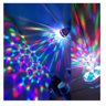 Lampada Led Rgb Colorida Festa Giratória Globo - 4