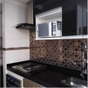 Ver imagem 2 de Pastilha de Vidro Cristal Cobre Efeito Metalizado 30x30cm