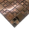 Pastilha de Vidro Cristal Cobre Efeito Metalizado 30x30cm - 7