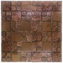 Ver imagem 3 de Pastilha de Vidro Cristal Cobre Efeito Metalizado 30x30cm