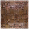 Pastilha de Vidro Cristal Cobre Efeito Metalizado 30x30cm - 3
