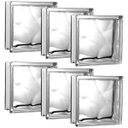 Ver imagem 1 de Kit 20 Tijolos Bloco de Vidro Transp Liso 19x19x8 Tradestar