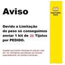 Ver imagem 3 de Kit 20 Tijolos Bloco de Vidro Transp Liso 19x19x8 Tradestar