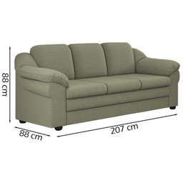 Kit Sofa 2 E 3 Lugares Dallas Linho TCE 1026 Moll - 3