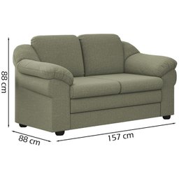 Kit Sofa 2 E 3 Lugares Dallas Linho TCE 1026 Moll - 4