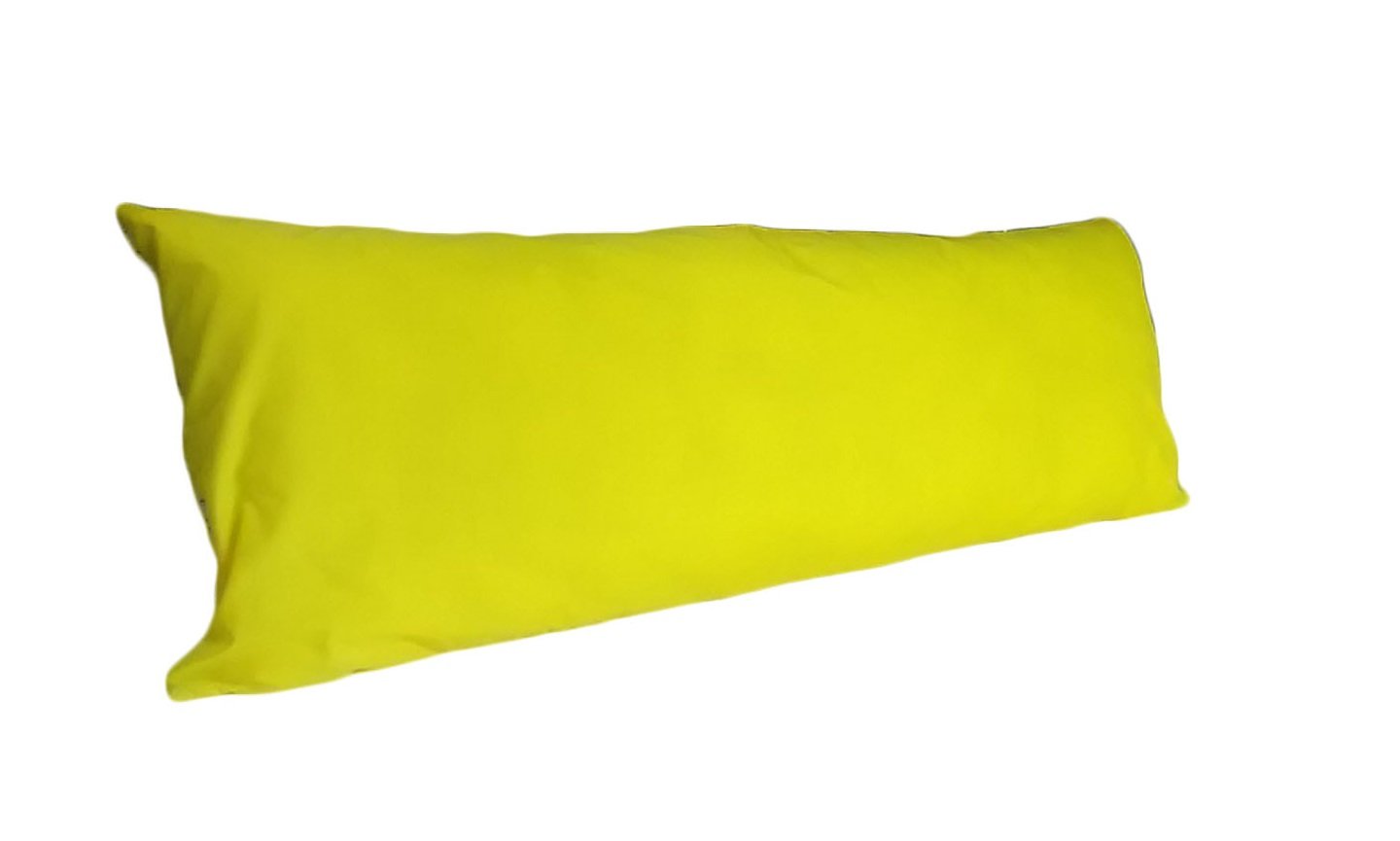 Travesseiro de Corpo Gigante 2 Metros Happy Line Xuxão 200x48 - Amarelo