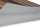Ver imagem 7 de Tapete Passadeira Emborrachada Pvc Antiderrapante 0,65x5,00m Listrado Preto Marrom