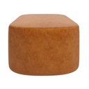 Ver imagem 6 de Kit 02 Puffs Decorativos Orgânicos para Living Quarto 100cm Doha W01 Couríssimo Canela - Lyam
