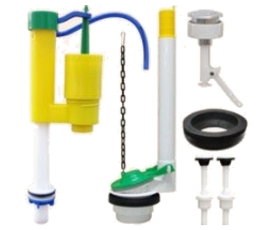 Kit Completo Universal Com Acionador Superior Caixa Acoplada - 1