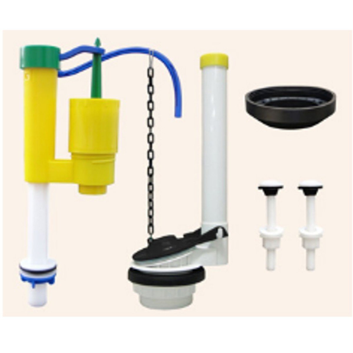 Kit Completo Universal Com Acionador Superior Caixa Acoplada - 3