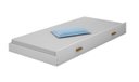 Ver imagem 3 de Cama Solteiro Bianca com Proteção Lateral e Auxiliar Branco / Mel Casa e Bebê Shop