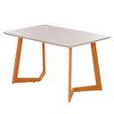 Ver imagem 1 de Mesa de Jantar Fineza 6 Lugares Retangular MDF 120x80cm Cinamomo 120cm JCM Movelaria
