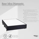 Ver imagem 5 de Base Box Casal 138x39cm em Poliester Idea Preto