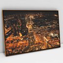 Ver imagem 1 de Quadro Decorativo em Canvas Paisagem Vista Dubai TACOLADO PAPEL DE PAREDE Moldura Flutuante 4,5cm Fr