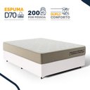 Ver imagem 4 de Cama Box com Colchão de Espuma D70 Double Face Ortopédico Double Sense Casal 138cm
