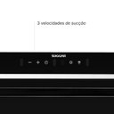 Ver imagem 4 de Coifa de Embutir Suggar TP9001PT 90cm Vidro Preto Painel Touch LED 110V