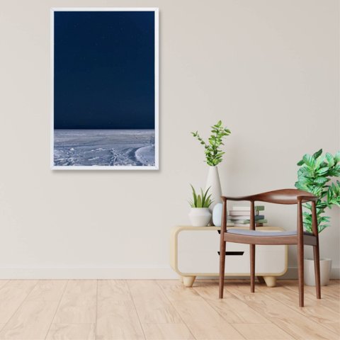 Quadro Lago Ladoga Russia Decor&quadros Nat111 60x40 Cm Vidro Impresso