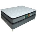 Ver imagem 1 de Conjunto Box Completo Solteiro Becflex Titan Diamond Pillow 0,88 X 1,88 X 0,54 (cama Box + Colchão)