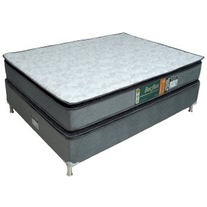 Conjunto Box Completo Solteiro Becflex Titan Diamond Pillow 0,88 X 1,88 X 0,54 (cama Box + Colchão)