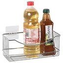 Ver imagem 4 de Prateleira Adesiva Multiuso Cromada Parede Banheiro Cozinha Lavanderia Utimil