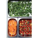 Ver imagem 4 de Kit 2 Cubas Gastronômicas Inox 9,5l 1/2 Buffet Restaurante 32,5x26,5x15cm Gourmet Mix