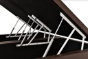 Ver imagem 3 de Cama Box Baú King-size 193x203 Reforçada Fabricação Própria - Corino Marrom