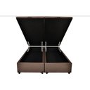 Ver imagem 4 de Cama Box Baú King-size 193x203 Reforçada Fabricação Própria - Corino Marrom