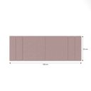 Ver imagem 4 de Cabeceira Para Cama Casal Tulipa 1,60 Estofada Suede Rose - Rede Móveis