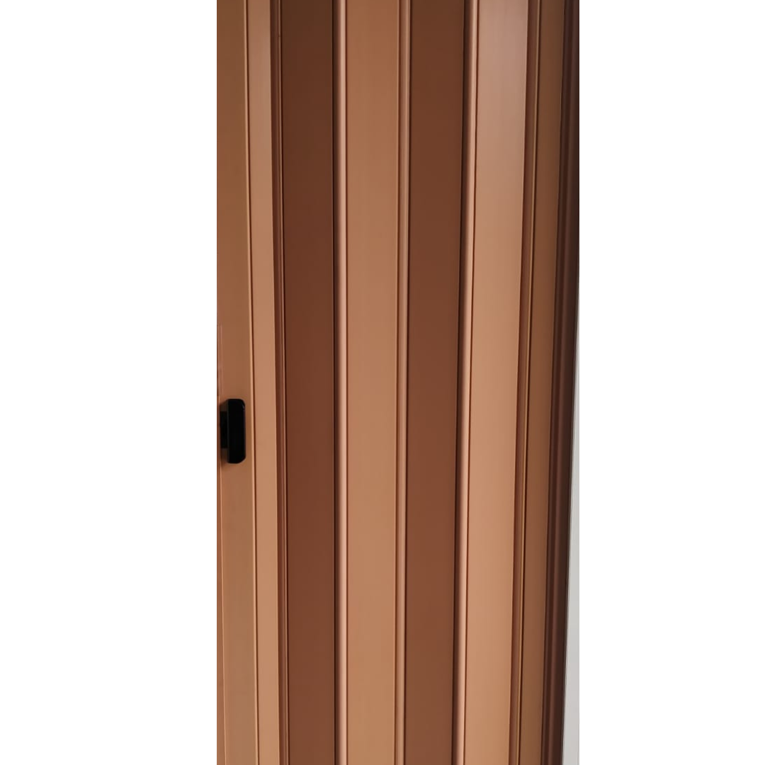 Porta Sanfonada de PVC Natural Plasbil 210x80cm - 2