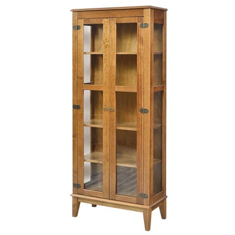 Cristaleira Bia 2 Portas Cor Amendoa 180 Cm - 62915