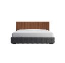 Ver imagem 1 de Cabeceira p/ Cama King Lambri Painel MDF Modular 3M 198x90cm:Marrom