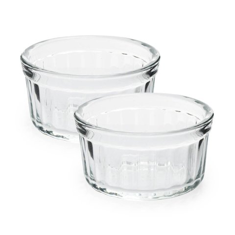 Ramekin de Vidro Ramequi para Forno e Freezer 140ml 2 Peças