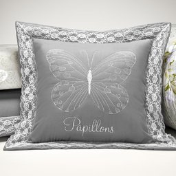 Edredom Queen Butterfly Micropercal 7 peças Cinza - 3