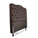 Ver imagem 3 de Cabeceira Casal 138 - Bello Box - Dunas Sintético Marrom