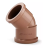 Kit 05 Unidades - Cotovelo Agua Marrom Krona 25x45 3/4 - 1