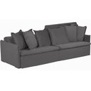 Ver imagem 5 de Sofá Modular 6 Lugares Olinda 2.90 MT com Molas Retrátil e Reclinável Linho Corriente Sofatec