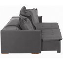 Ver imagem 6 de Sofá Modular 6 Lugares Olinda 2.90 MT com Molas Retrátil e Reclinável Linho Corriente Sofatec