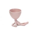Ver imagem 2 de Vaso Decorativo Bob Robert Plant Deitado em Poliresina Rosa 13x14x10 cm - D’Rossi