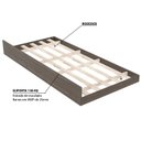 Ver imagem 3 de Cama Auxiliar de Solteiro para Colchão 88cm Nogal Cm8008 Tecno Mobili