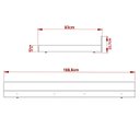 Ver imagem 6 de Cama Auxiliar de Solteiro para Colchão 88cm Nogal Cm8008 Tecno Mobili