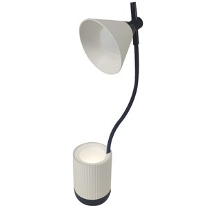 Luminária de Mesa Touch LED Flexivel Porta Objetos Abajur Iluminado Articulada Organizador 3 Cores