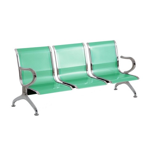 Cadeira Longarina Aeroporto 3 Lugares:verde