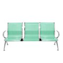 Ver imagem 2 de Cadeira Longarina Aeroporto 3 Lugares:verde