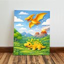 Ver imagem 7 de Kit 3 Quadro Decorativo Dinossauros Infantil Criança Bebê Meninos Moderno 28x20cm
